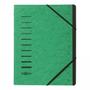 PAGNA Ordnungsmappe 12 Fächer 1-12 grün
