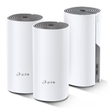 TP-Link Deco E4 AC1200 mesh-system 3 rutere, opptil 400 m2, 802.11ac Dual-band (DECO E4(3-PACK))