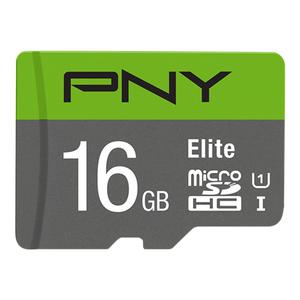 PNY Micro SDHC Elite 16GB Class 10 w/adapter (P-SDU16GU185GW-GE)