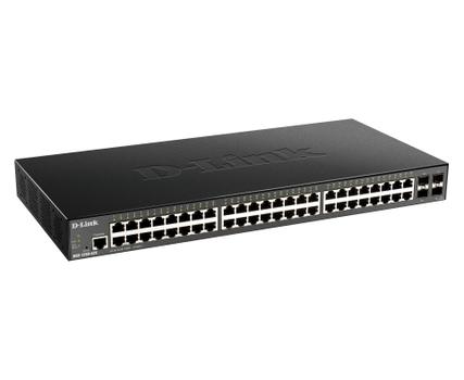 D-LINK 48-port Gigabit Smart Managed Switch with 4x 10G SFP+ ports (DGS-1250-52X)