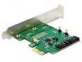 DELOCK 2 port SATA PCI Express Card with RAID (90392)