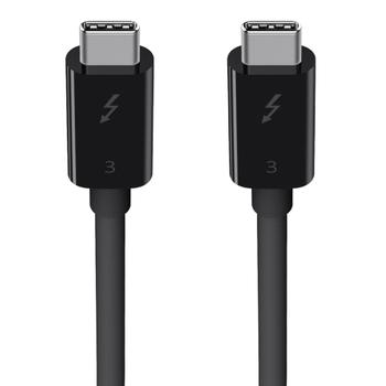 BELKIN Thunderbolt 3 Cable USB-C to USB-C (100W) 0.8m / F2CD084bt0.8MBK (F2CD084bt0.8MBK)