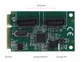 DELOCK Mini PCIe Converter to 2 x SATA with RAID (95264)