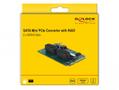 DELOCK Mini PCIe Converter to 2 x SATA with RAID (95264)