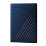 WESTERN DIGITAL WD My Passport for Mac WDBA2F0050BBL - Hard drive - encrypted - 5 TB - external (portable) - USB 3.2 Gen 1 - 256-bit AES - midnight blue
