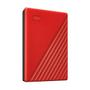 WESTERN DIGITAL WD My Passport 4TB portable HDD USB3.0 USB2.0 compatible Red Retail (WDBPKJ0040BRD-WESN)