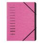 PAGNA Ordnungsmappe 7 Fächer 1-7 dunkelrosa