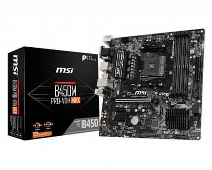 MSI B450M PRO-VDH MAX - (7A38-043R)