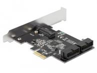 Delock PCI Express Card to 2 x internal USB 3.0 Pin Header - USB-adapter - PCIe 2.0 - USB 3.0 (intern) x 2 (90387)