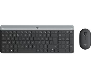 LOGITECH Slim Wireless Keyboard and Mouse Combo MK470 - GRAPHITE - DEU - CENTRAL (920-009188)