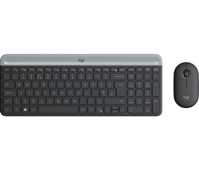 LOGITECH Slim Wireless Keyboard and Mouse Combo MK470 - GRAPHITE - DEU - CENTRAL (920-009188)