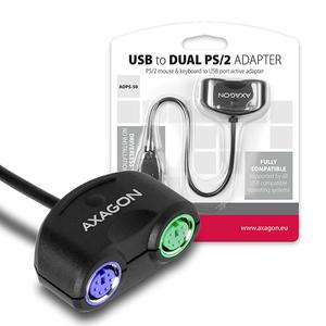 AXAGON AXAGON USB2.0-2x PS/2 Adapter Factory Sealed (ADPS-50)