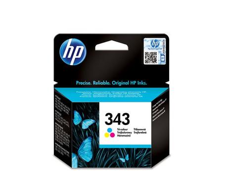 HP 343 - farge (cyan, magenta, gul) - original - blekkpatron (C8766EE)