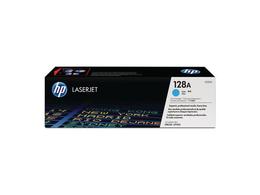HP 128A LaserJet original toner cartridge cyan standard capacity 1.300 pages 1-pack