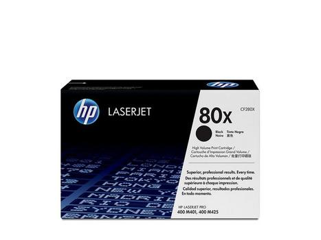 HP 80X høy kapasitet svart original LaserJet-tonerkassett (CF280X)