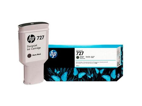 HP 727 original ink cartridge mat black standard capacity 300 ml 1-pack (C1Q12A)