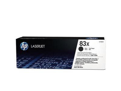 HP 83X / CF283X Black Toner - Lasertoner Sort (CF283X)