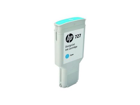 HP 727 - 300 ml - high capacity - cyan - original - DesignJet - ink cartridge - for DesignJet T1500, T1530, T2500, T2530, T920, T930 (F9J76A)
