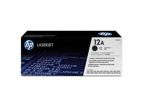 HP 12A - svart - original - LaserJet - tonerpatron (Q2612A) (Q2612A)