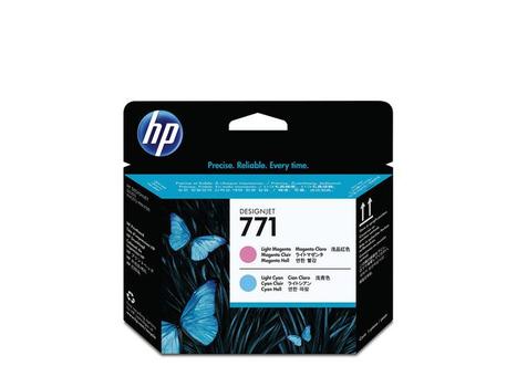 HP 771 Designjet-skrivehoved,  lys magenta/ lys cyan (CE019A)