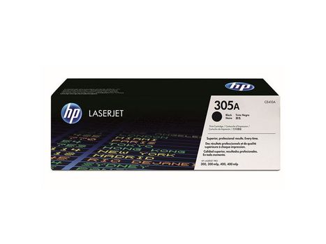 HP 305A svart LaserJet-tonerkassett,  original (CE410A)