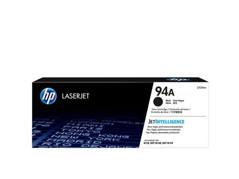 HP 94A - Black - original - LaserJet - toner cartridge (CF294A) - for LaserJet Pro M118dw, MFP M148dw, MFP M148fdw (CF294A)