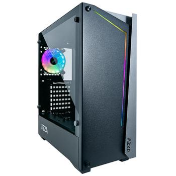 AZZA Apollo 430 Miditower ATX Ingen strømforsyning Sort (CSAZ-430B-DF2)