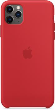 APPLE (PRODUCT) RED - Baksidesskydd för mobiltelefon - silikon - röd - för iPhone 11 Pro Max (MWYV2ZM/A)