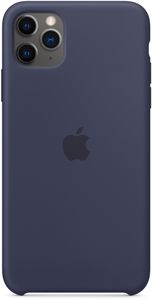 APPLE iPhone 11 Pro Max Sil Case Mid Blue-Zml (MWYW2ZM/A)