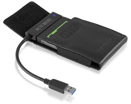 ICY BOX Adapter Kabel 6,3cm SATA SSD/HDD-> USB 3.0 7-15mm (IB-AC6031-U3)