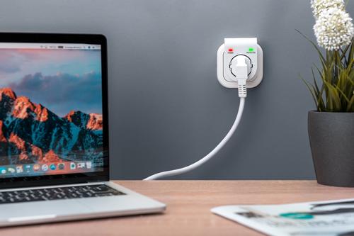 DIGITUS Surge Protection Adapter. White Factory Sealed (DN-95400)