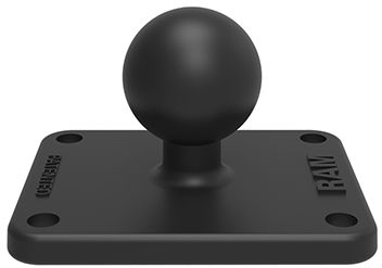 RAM MOUNT RAM base, 2" x 2.5", B-size (RAM-B-202U-225)