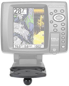 RAM MOUNT RAM 1Inch BASE FOR HUMMINBIRD (RAM-B-107B)