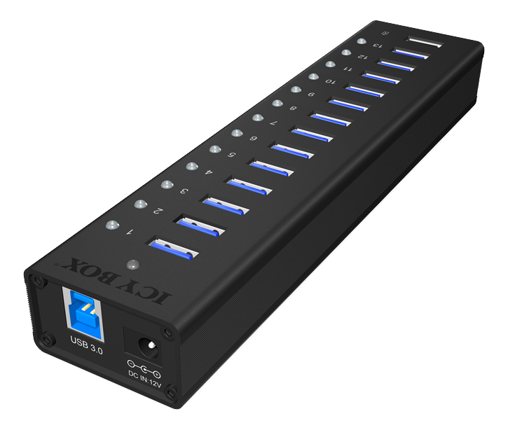 ICY BOX IB-AC6113 USB Hub/Port 14x | Multicom