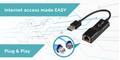 I-TEC USB 2.0 NETWORK ADAPTER SB 2.0 - RJ-45 LAN 10/ 100MBPS PERP (U2LAN)