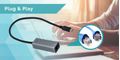 I-TEC USB-C Metal Gigabit Ethernet Adapter 1x USB-C to RJ-45 LED compatible with Thunderbolt 3 (C31METALGLAN)