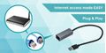 I-TEC USB 3.0 Metal Gigabit Ethernet Adapter 1x USB 3.0 to RJ-45 LED for Notebook Tablet PC Windows Mac Linux Android (U3METALGLAN)