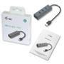 I-TEC USB 3.0 METAL 4-PORT HUB PASSIVE 4XUSB 3.0 SPACE GREY PERP (U3HUBMETAL403)