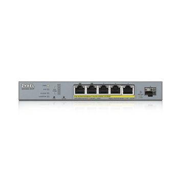 ZYXEL GS1350-66 Port managed CCTV PoE Switch long range 60W 802.3BT (GS1350-6HP-EU0101F)