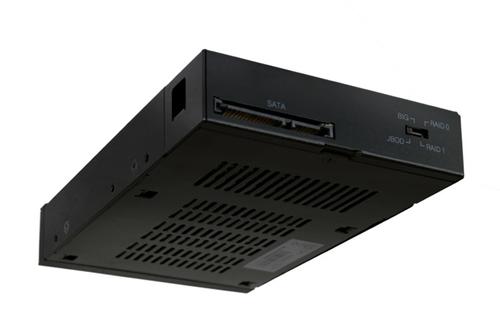 ICY DOCK 2x 2.5" to 1x 3.5" bay mobile rack SATA RAID 1/ 0/ JBOD/ BIG met (MB992SKR-B)