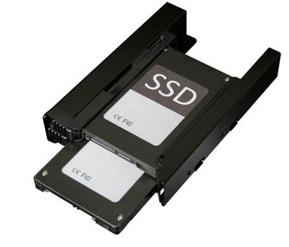 ICY DOCK EZ-Fit PRO, hårddiskadapter för 2x2,5" till i en 3, 5"-plats (MB082SP)