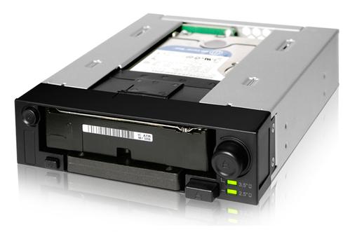 ICY DOCK DuoSwap, Intern dockningsstation för 3,5" och 2,5"-HDD, svar (MB971SP-B)