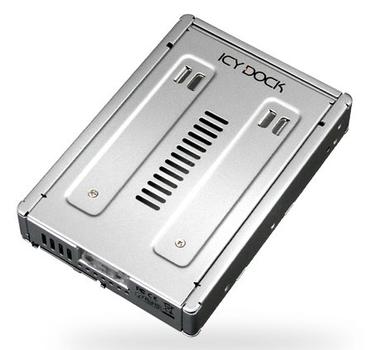 ICY DOCK 2,5" -< 3,5" SAS SSD&HDD Silv (MB982IP-1S-1)