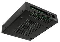 ICY DOCK ToughArmor MB992SK-B 2-Bay 2.5” SATA/SAS HDD & SSD Mobile Rack for External 3.5" Drive Bay (MB992SK-B)