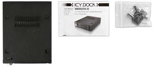 ICY DOCK Cremax MB992sk-B 2.5" Svart (MB992SK-B)