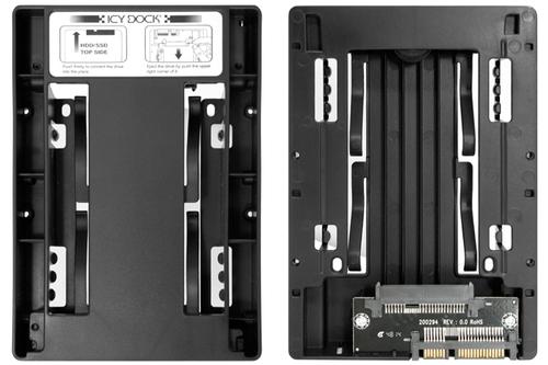 ICY DOCK EZConvert Lite Light Weight Open Air 2.5” to 3.5” SAS/SATA (MB882SP-1S-3B)