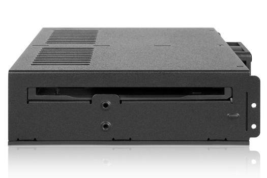 ICY DOCK 4-Bay 2.25" SATA in Ext 5.25" Bay 2.5" Svart (MB324SP-B)