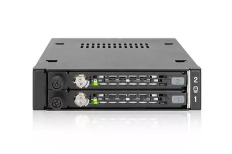 ICY DOCK ToughArmor EX MB492SKL-B - bevegelig lagerrack (MB492SKL-B)