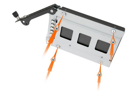 ICY DOCK ToughArmor EX MB492SKL-B - bevegelig lagerrack (MB492SKL-B)