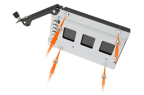 ICY DOCK ToughArmor 2x 2.5" to 1x 3.5" bay mobile rack SAS/SATA metal (MB492SKL-B)